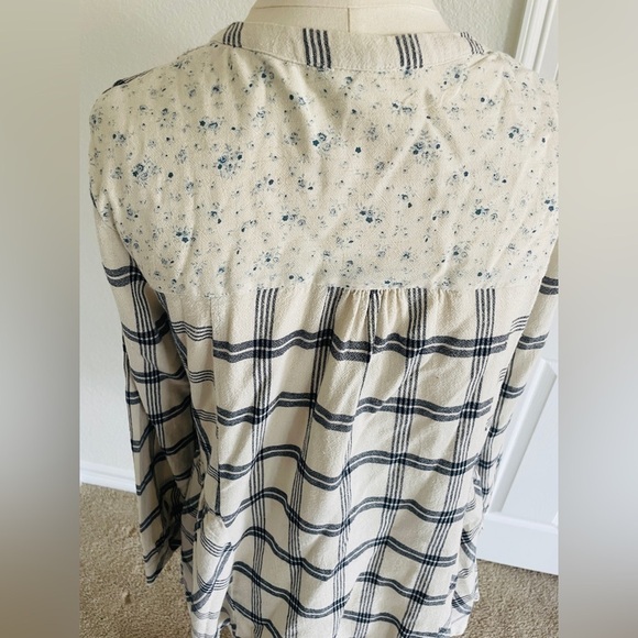 Oddi plaid and floral tunic - Picture 3 of 5